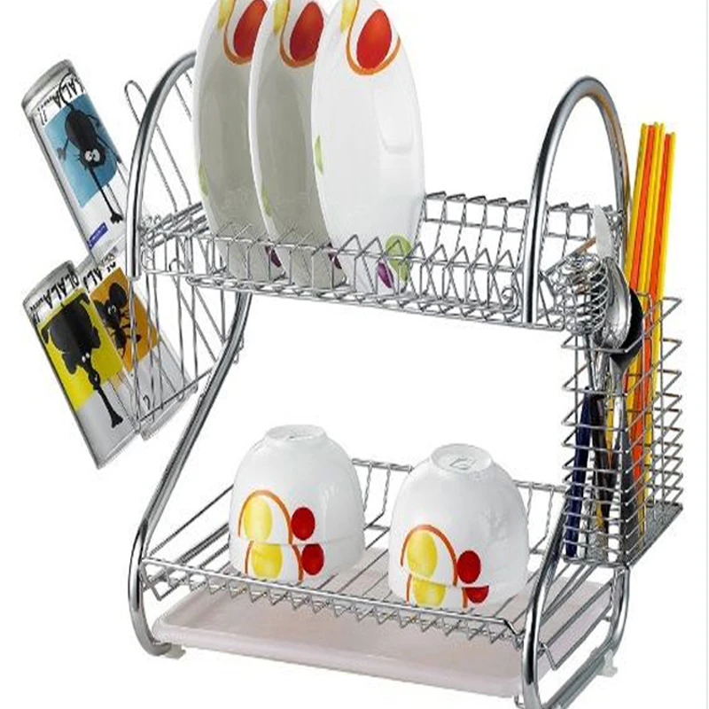 2-Layer Dish Drainer Rack