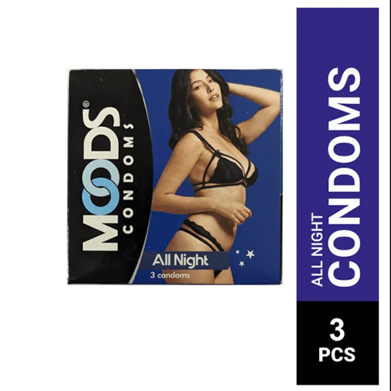Moods All Night Climax Delay Condom 3's Pack (India)