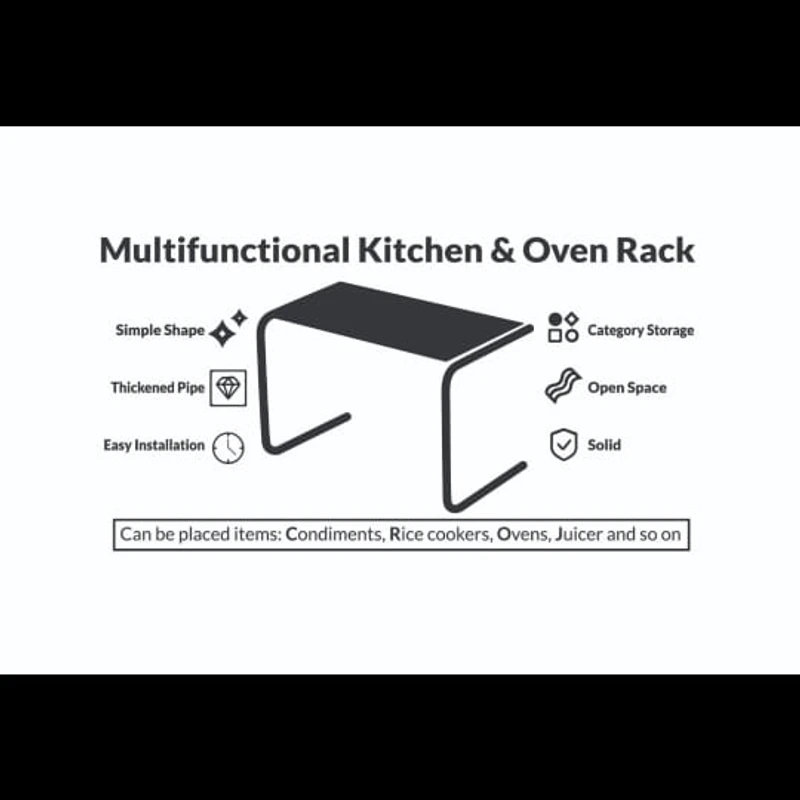 Multifunctional Kitchen and Oven Rack - Image 3