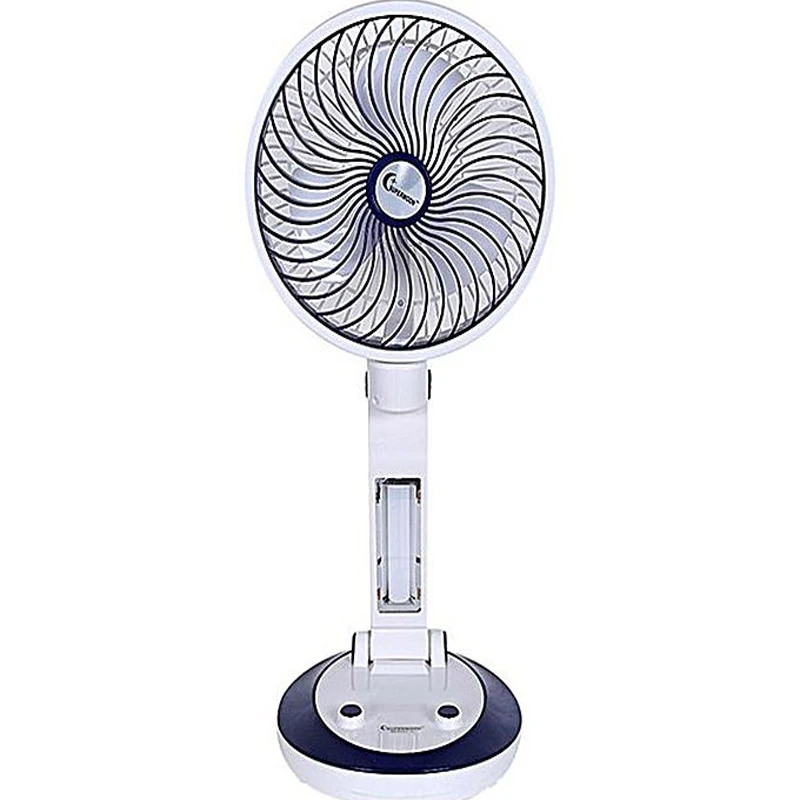 Supermoon Rechargeable Folding Table Fan with Light SM 6610 - Royal Blue