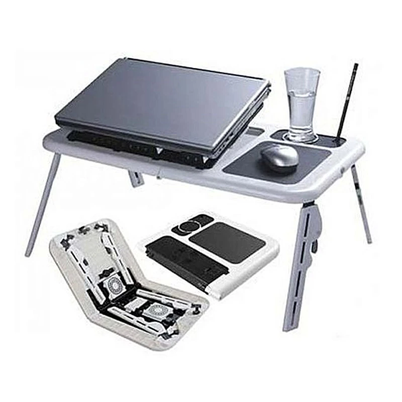 Foldablabe Laptop Table with USB Cooling Fan