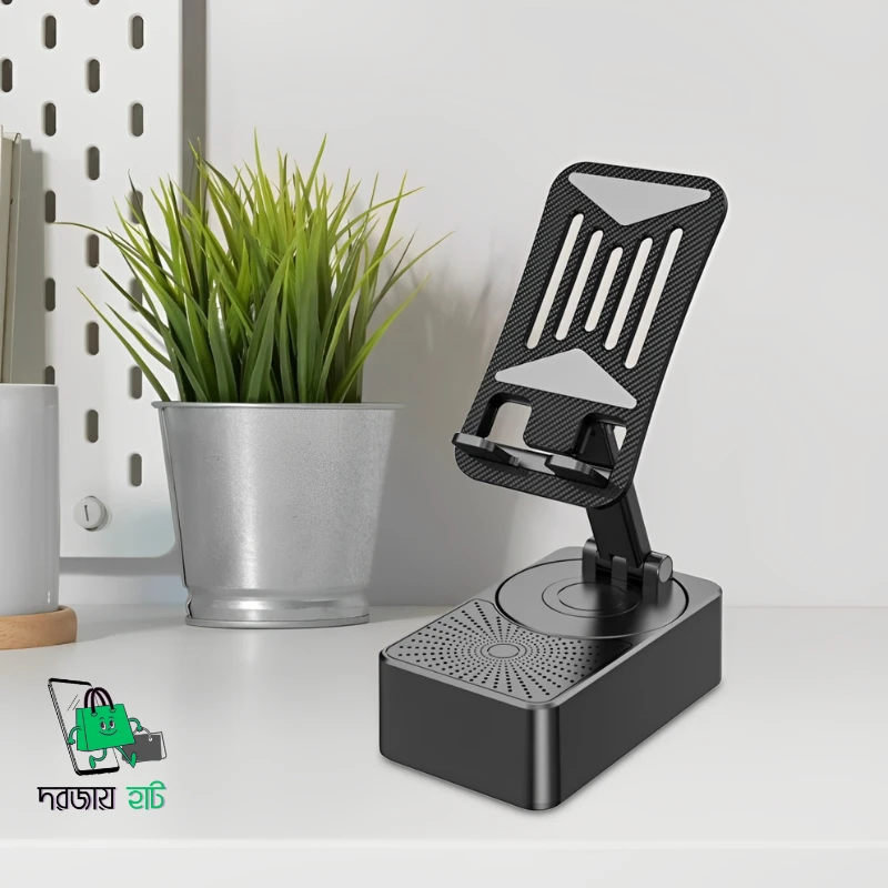 3-in-1 Multi Gear Bluetooth Speaker Phone Stand-Power Bank