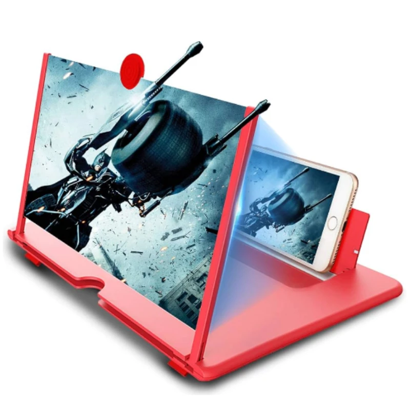 Mobile Phone Video Amplifier Enlarge Screen Magnifier (Red & Black Color Available)