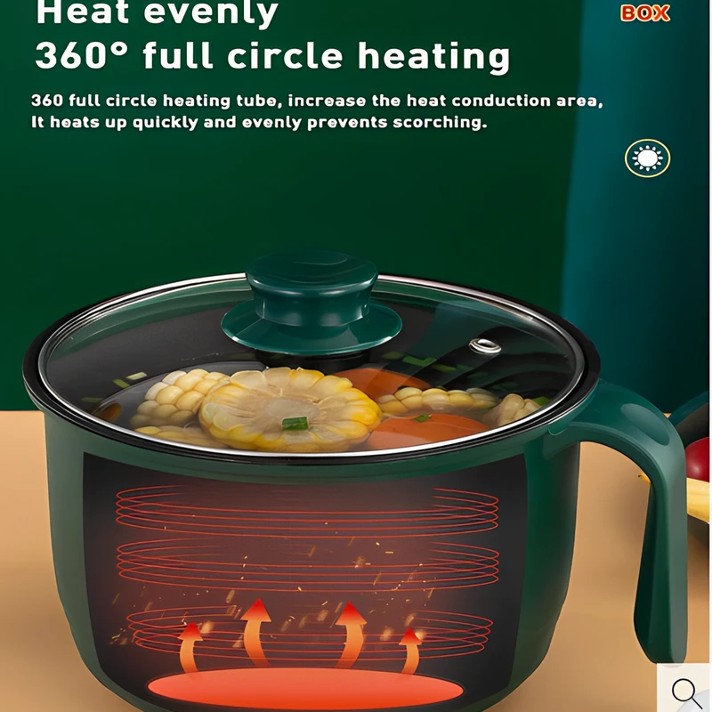 Mini Multifunctional Electric Cooker (Non-Stick Cooking Pot) - Image 4