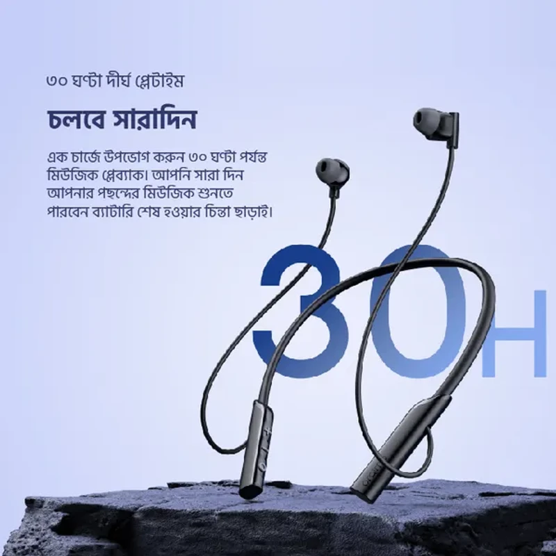 Oraimo Necklace Lite ENC Wireless Neckband – Noise Cancelling, Long Battery Life, Deep Bass, Bluetooth 5.0