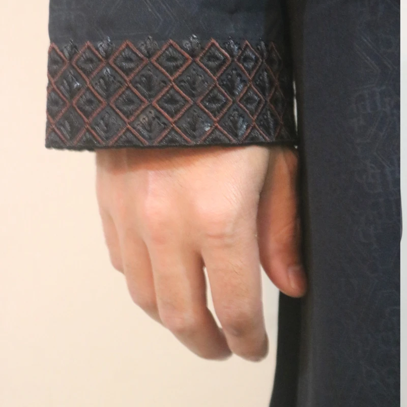 Black karchupi punjabi - Image 3