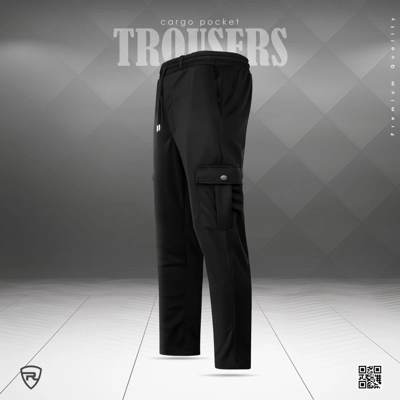 Premium mobile cargo pants-Black