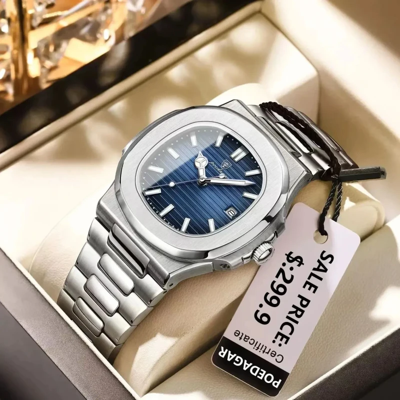 Poedagar 613 Original Watch (Blue)