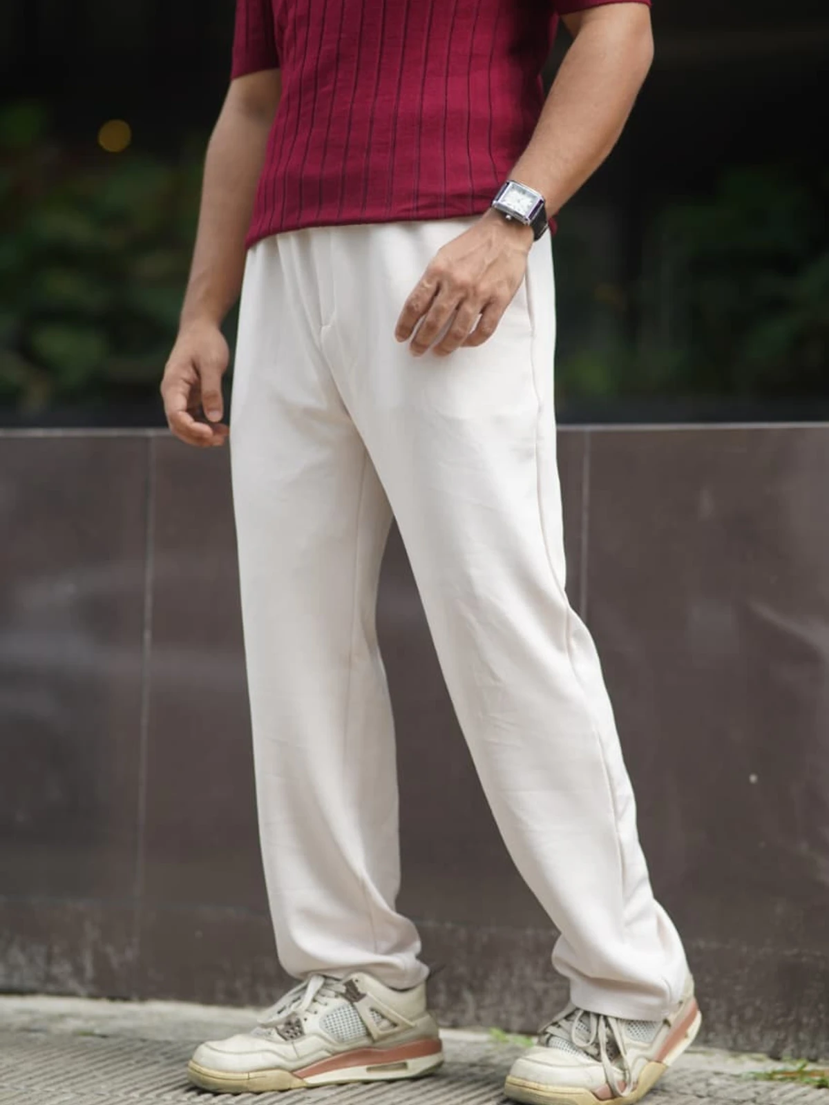 Off White - China imported Semi Baggy Trouser