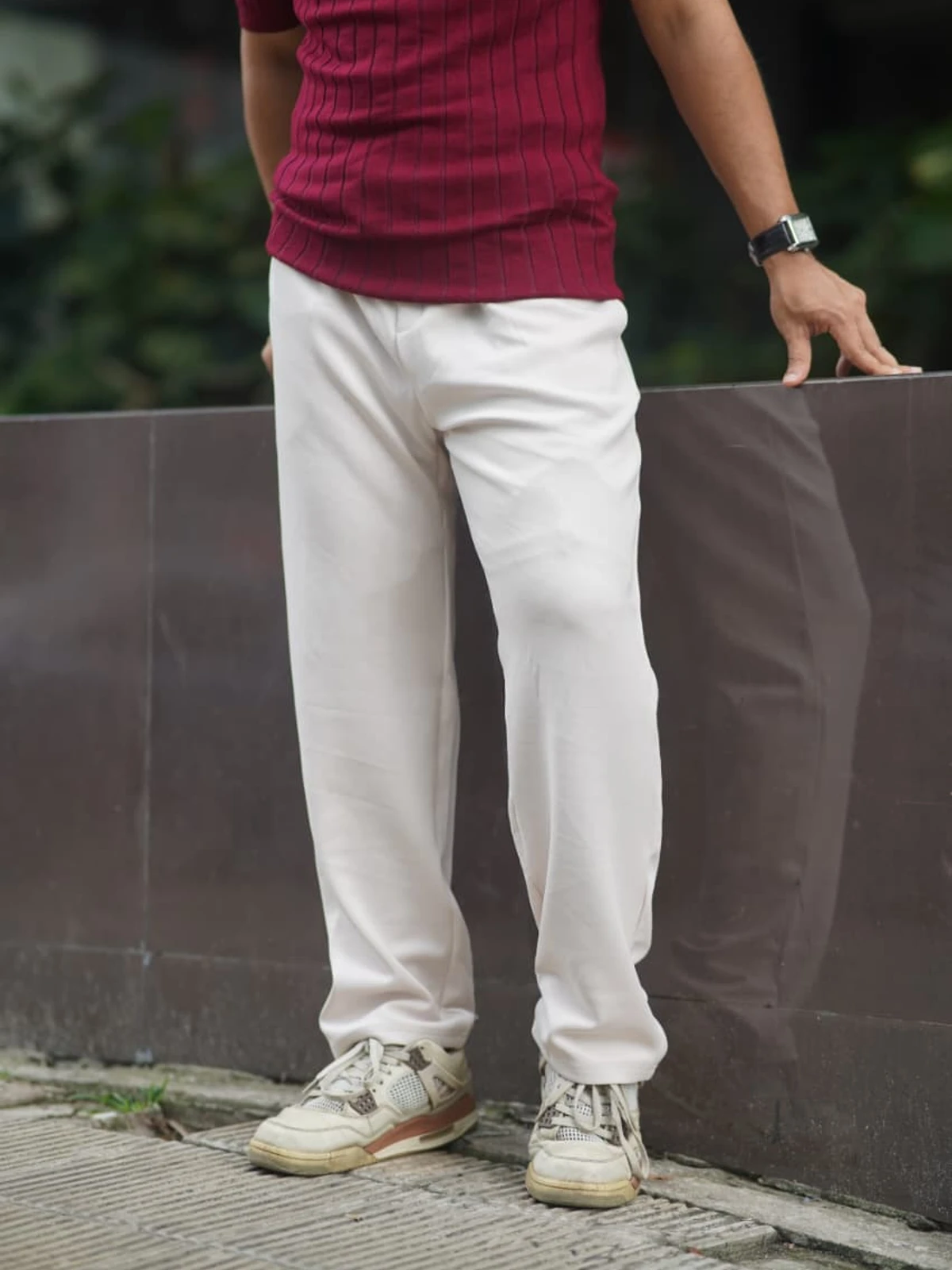 Off White - China imported Semi Baggy Trouser