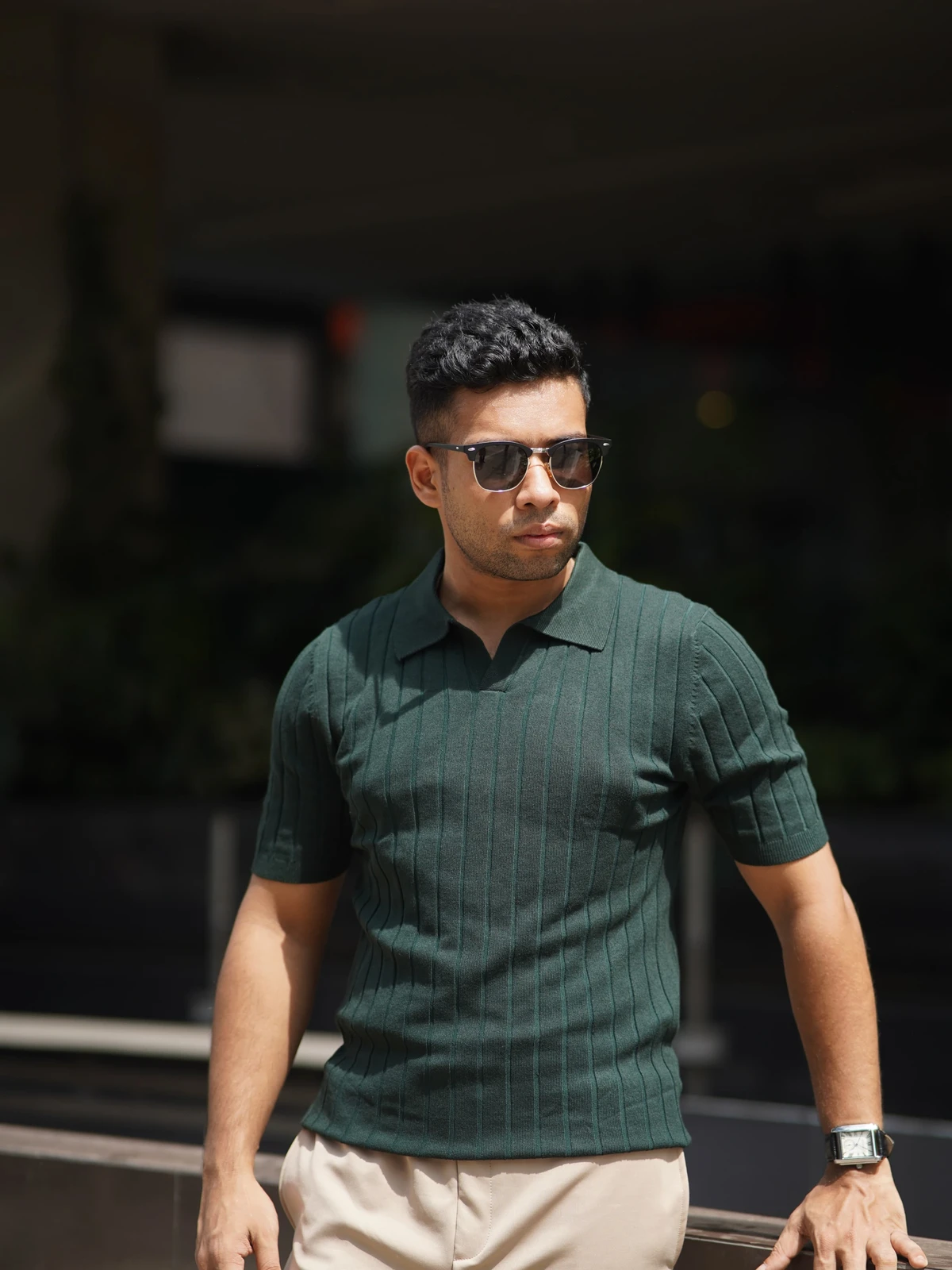 Bottle Green Old Money Polo - Image 4