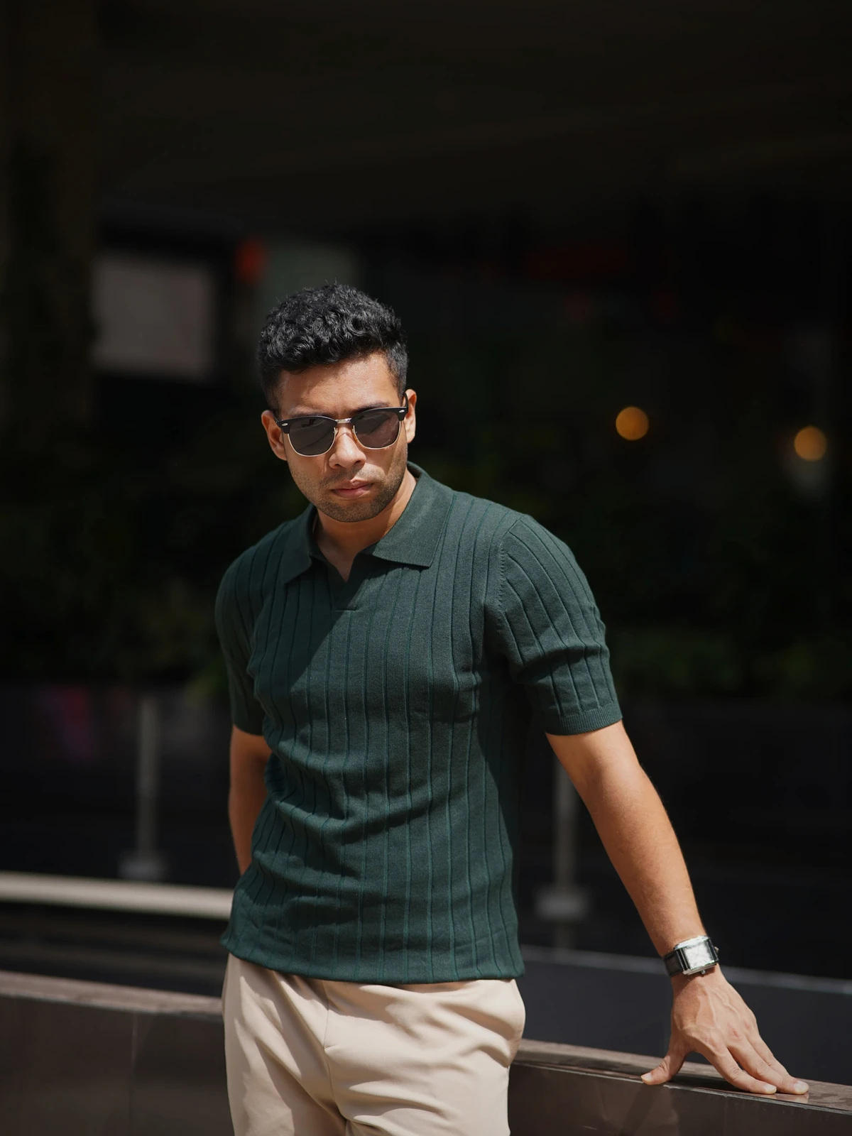 Bottle Green Old Money Polo