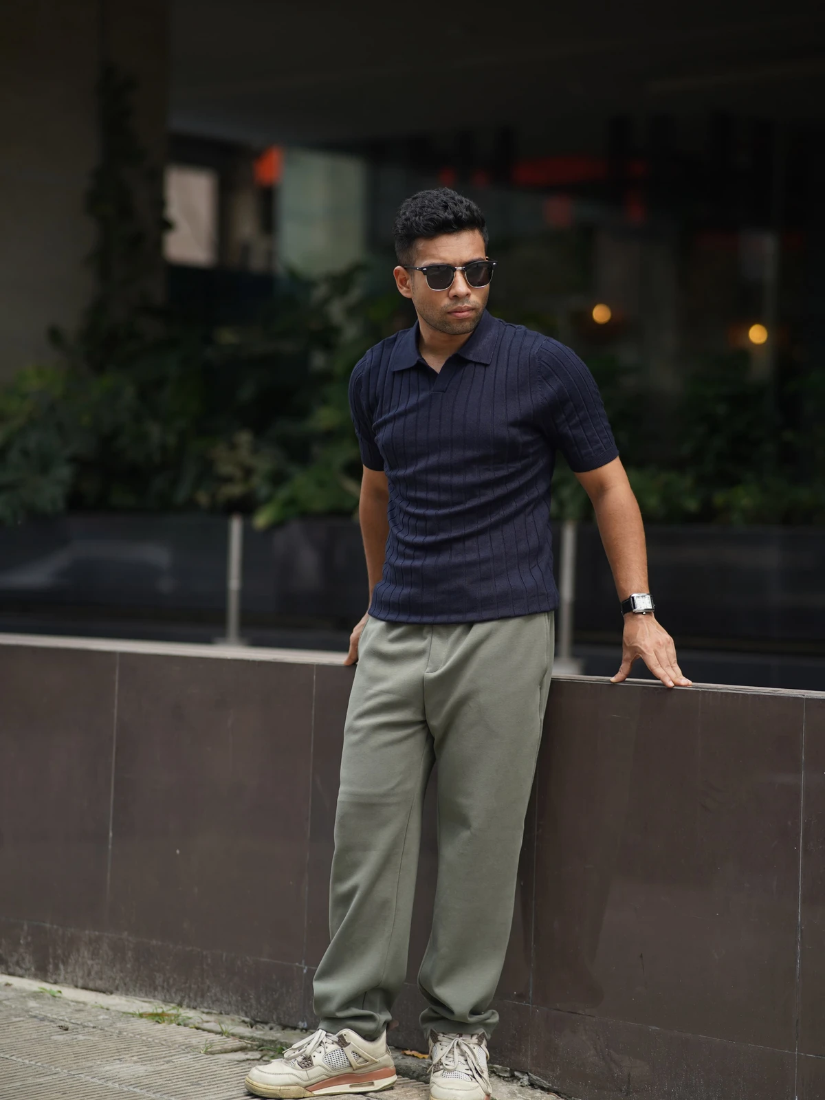 Navy Blue Old Money Polo