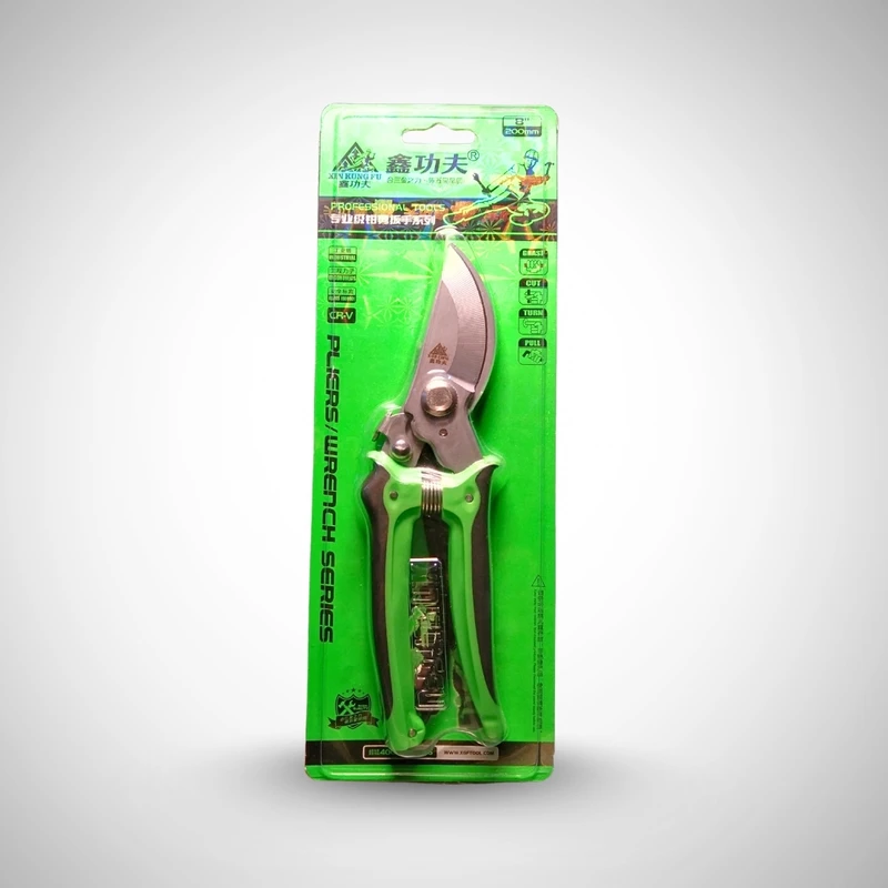 Pruning Shears 8 inch  প্রুনিং কেঁচি – Stainless Steel Garden Cutter