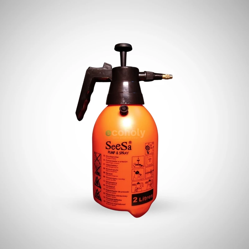 2L Pressure Spray Bottle – Orange / ২ লিটার প্রেসার স্প্রে বোতল – কমলা