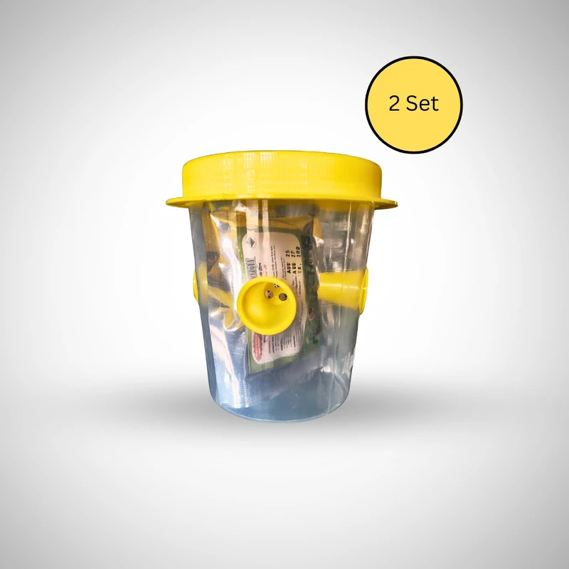 2 pcs Pheromone Trap + Lure (Medicine) / ফেরোমন ট্র্যাপ ২ পিস + লিউর মেডিসিন