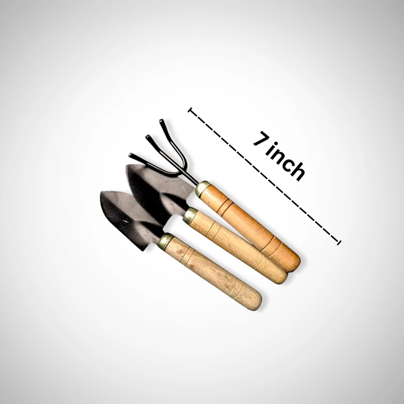 3 Pcs Mini Garden Tool Set 7 inch  মিনি গার্ডেন টুলস সেট – গার্ডেনিং হাতিয়ার