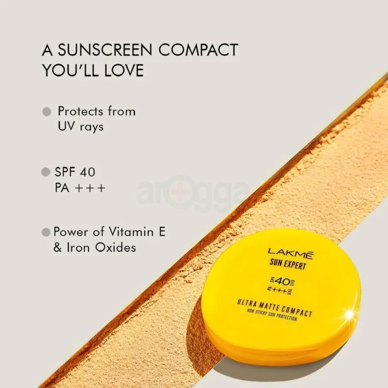 Lakme 9 to 5 Sun Expert Powder Matte SPF40 PA+++ Compact - Image 3