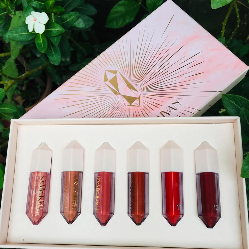 HANDAIYAN 6 Colors Lipstick Set Matte Lip Gloss Set Long-lasting - Image 3