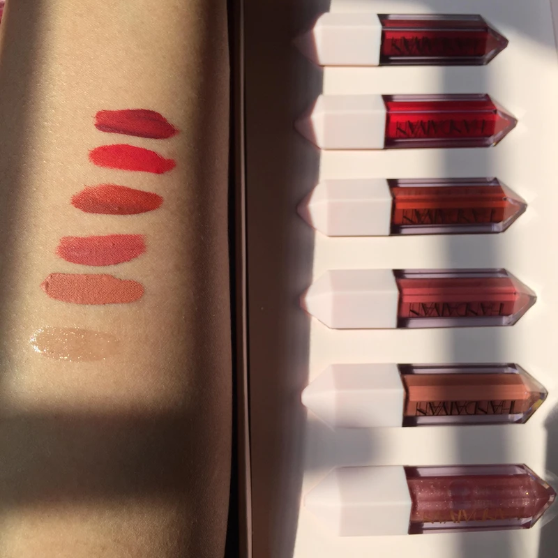HANDAIYAN 6 Colors Lipstick Set Matte Lip Gloss Set Long-lasting - Image 4