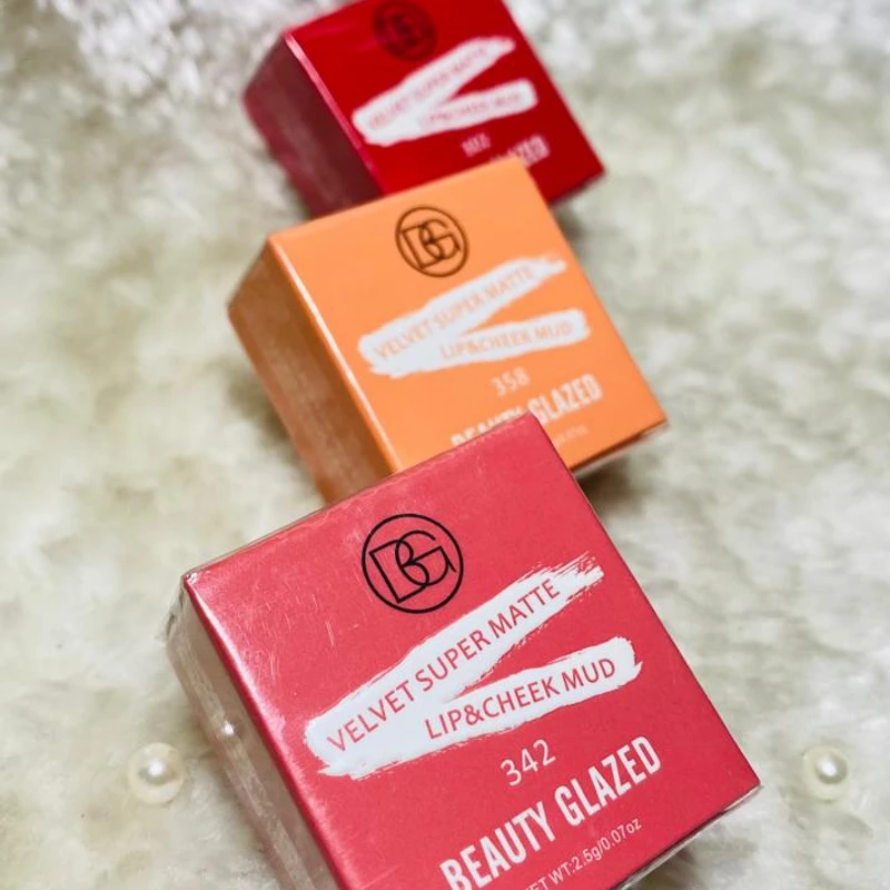 Beauty Glazed Velvet Super Matte Lip & Cheek Mud