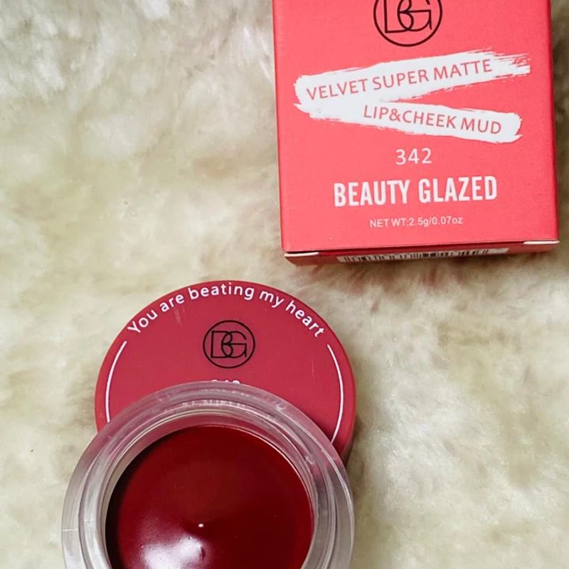 Beauty Glazed Velvet Super Matte Lip & Cheek Mud