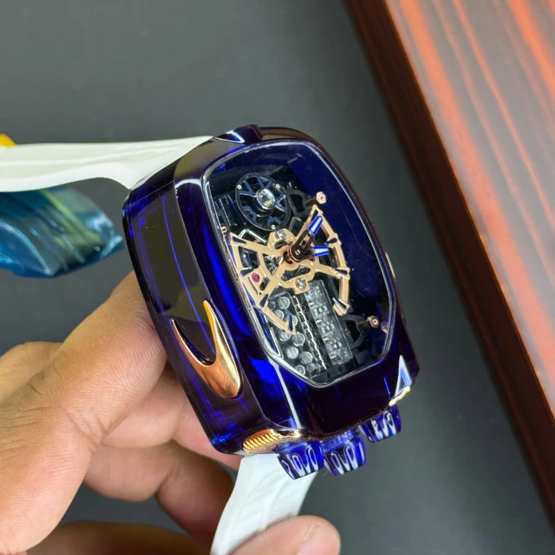 Jacob & Co. Bugatti Chiron Tourbillon Skeleton Blue – AAA Grade Luxury Watch in Bangladesh