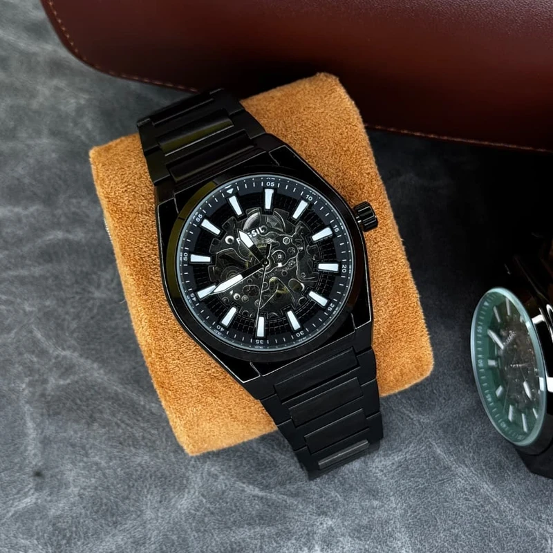 Fossil Everett Automatic Smoke Stainless Steel Men’s Watch ME3206 – 42mm Luxury in Bangladesh