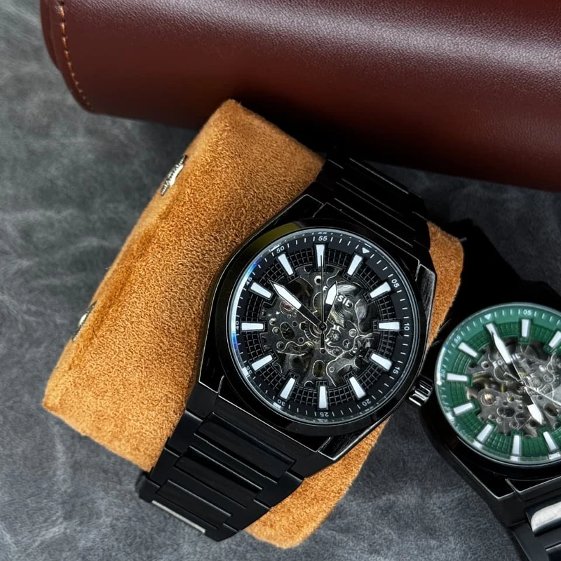 Fossil Everett Automatic Smoke Stainless Steel Men’s Watch ME3206 – 42mm Luxury in Bangladesh