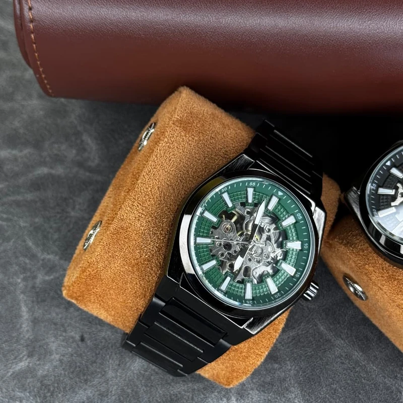 Fossil Everett Automatic Smoke Stainless Steel Men’s Watch ME3206 – 42mm Luxury in Bangladesh