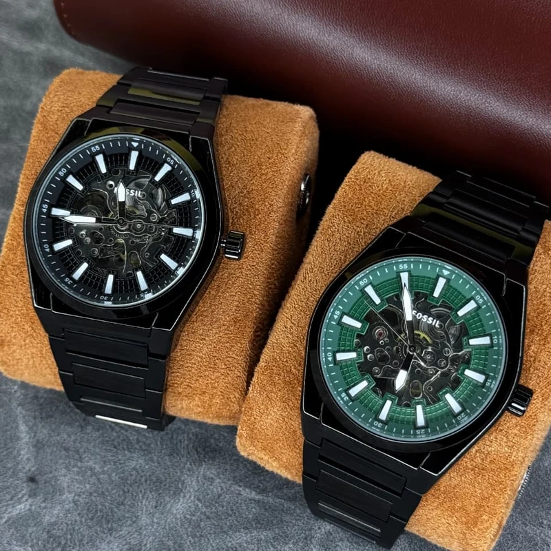 Fossil Everett Automatic Smoke Stainless Steel Men’s Watch ME3206 – 42mm Luxury in Bangladesh