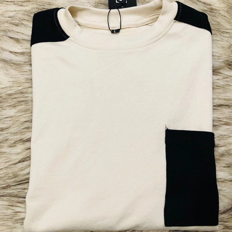 Premium Quality Contrast Dropshoulder T-shirt