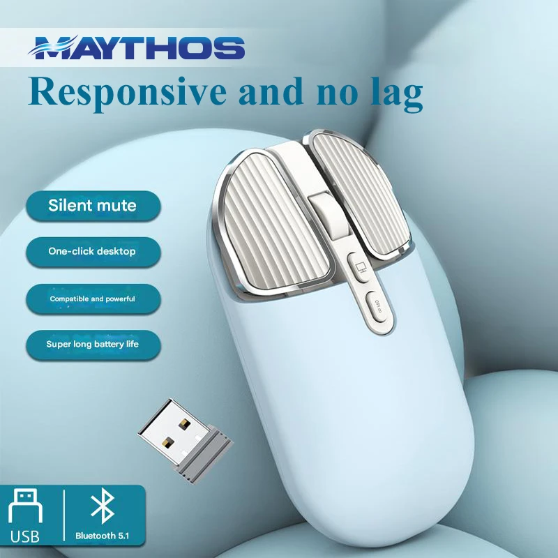 MOUSE Bluetooth + Wireless Model No: MT203