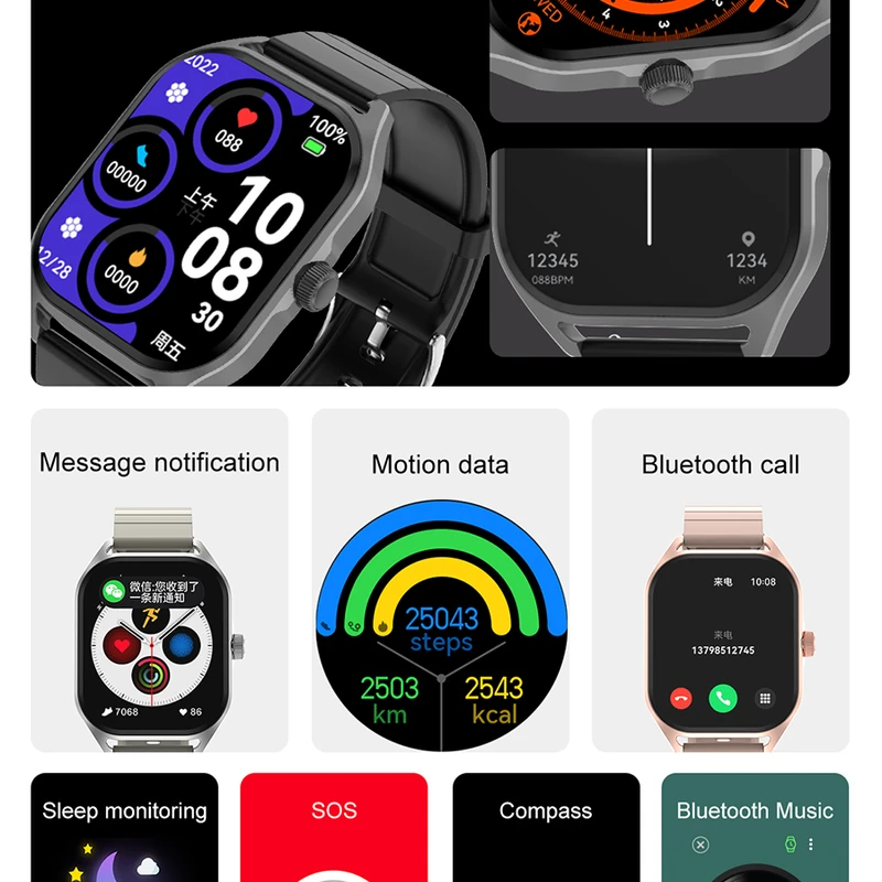 Smart Watch 4GB AMOLED DISPLY Model:MT99