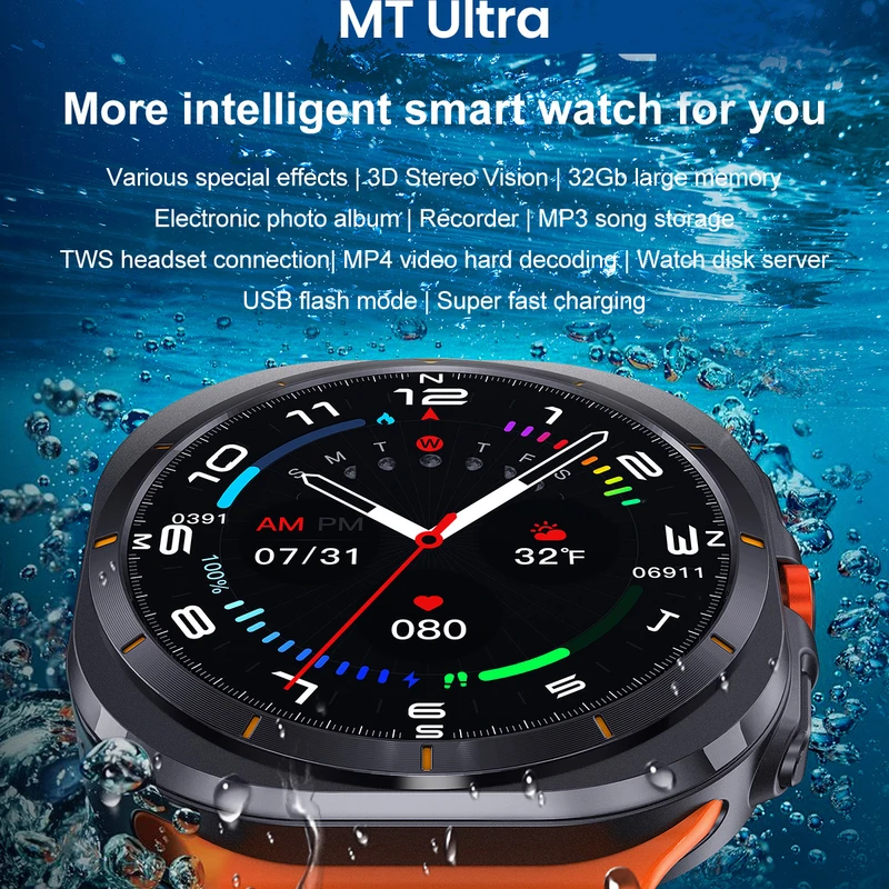Smart Watch 32GB,4GB IPS DISPLY Model: MT ULTRA