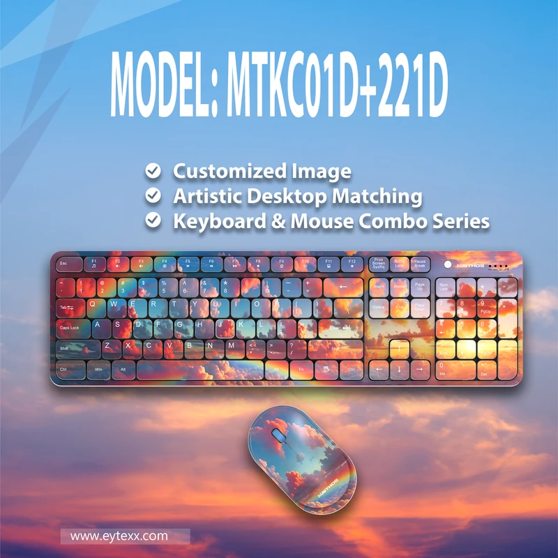 𝗥𝗲𝗰𝗵𝗮𝗿𝗴𝗲𝗮𝗯𝗹𝗲 𝗖𝗼𝗹𝗼𝗿𝗳𝘂𝗹-𝟮.𝟰𝗚𝗵𝘇+𝗕𝗹𝘂𝗲𝘁𝗼𝗼𝘁𝗵 𝗪𝗶𝗿𝗲𝗹𝗲𝘀𝘀 𝗖𝗼𝗺𝗯𝗼. 𝗠𝗧-𝟬𝟭-𝗗(𝗸𝗲𝘆𝗯𝗼𝗮𝗿𝗱) +𝗠𝗧𝗚-𝟮𝟮𝟭-𝗗(𝗺𝗼𝘂𝘀𝗲)