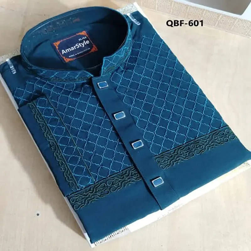 Embroidered Design Panjabi-China Stitch