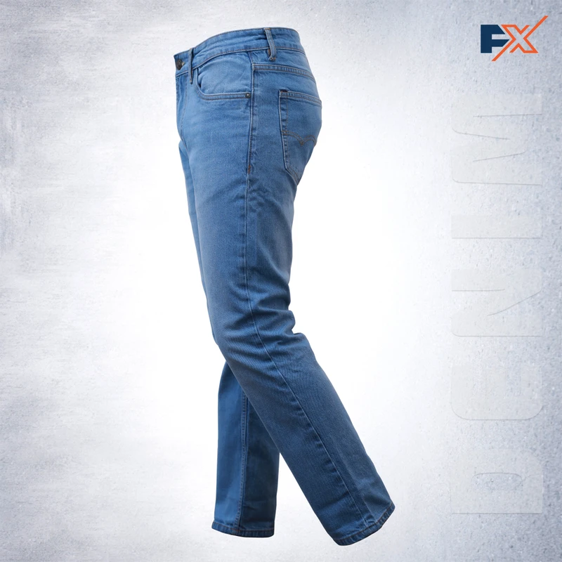 American Eagle Men AirFlex+ Slim Straight Fit Jeans (Sky Blue) - Image 4