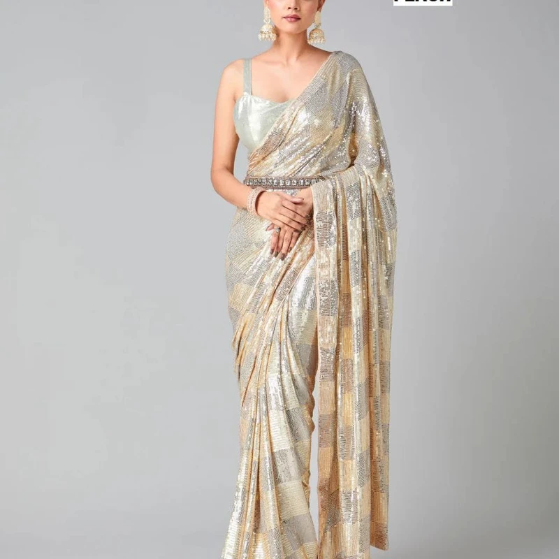 Bollywood inspired Sequins Saree