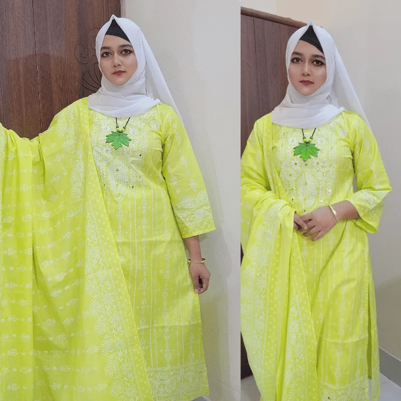 Cotton Boutique Three Piece – সফট কটনের বুটিক্স থ্রি-পিস