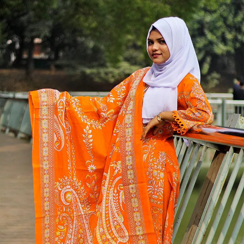 মালহার ডিজাইন প্রিমিয়াম কালামকারি – ঐতিহ্যের শৈল্পিক ছোঁয়া - Image 3