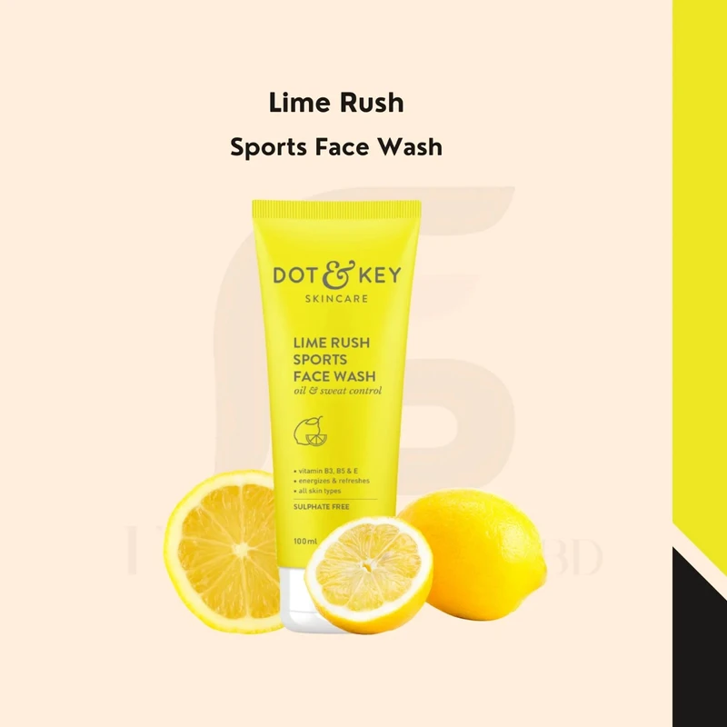 Dot & Key Lime Rush Sports Facewash