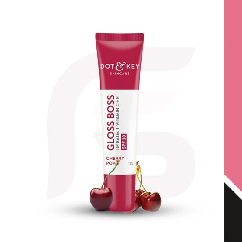 Dot & Key Gloss Boss Lip Balm Vitamin C + E SPF 30 (Cherry Pop)
