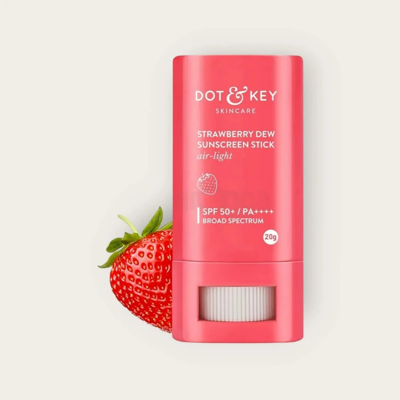 Dot & Key Strawberry Dew Sunscreen Stick SPF 50 PA+++Broad Spectrum