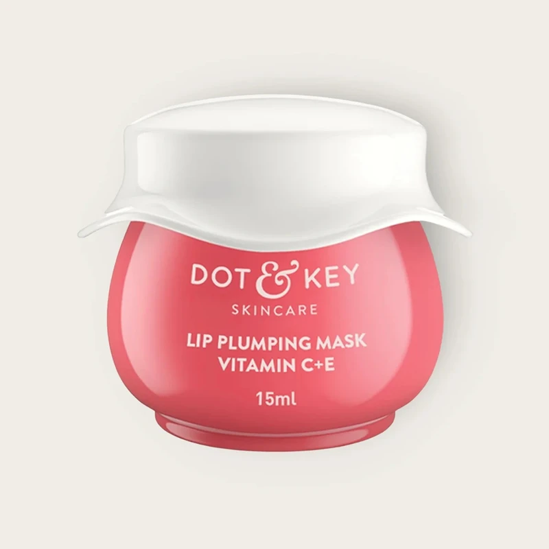 Dot & Key Lip Plumping Mask Vitamin C + E Turmeric Oil & Lingonberry