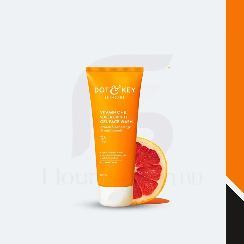 Dot & Key Vitamin C + E Gel Face Wash for Glowing Skin