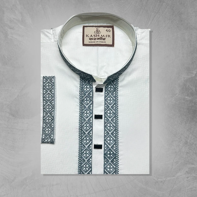White Premium Panjabi - Thumbnail 3