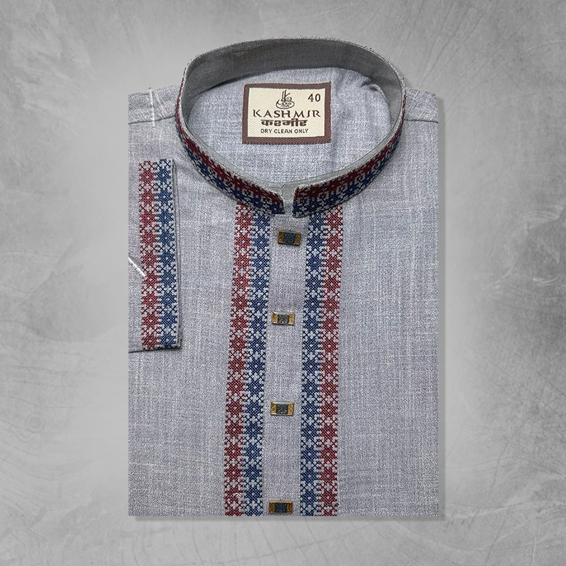 FMG Fashion Men's Kashmir Panjabi - Thumbnail 3