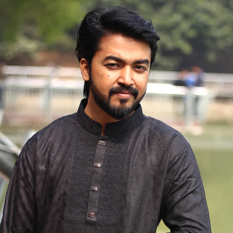 New Black FMG Fashion Kashmir Panjabi