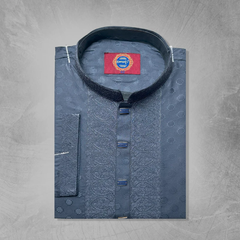 Stylish Panjabi For Men's - Thumbnail 3